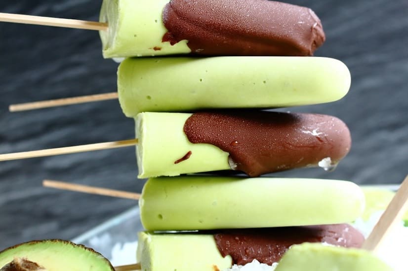 Avocado Popsicles. 