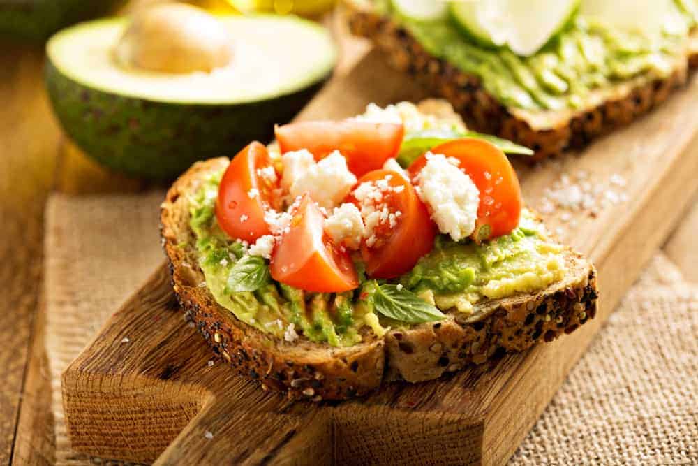 Greek-Style Avocado Toast.