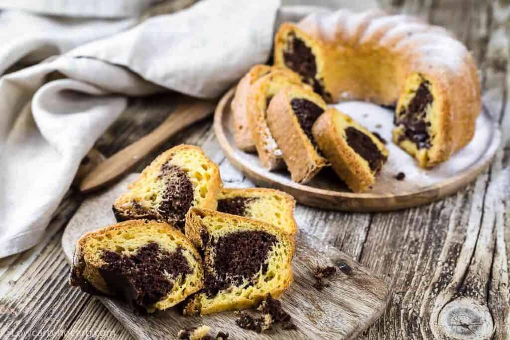 Marble Chocolate Bundt Cake. 