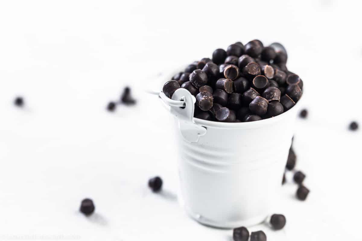 Keto Sugar-Free Chocolate Chips. 