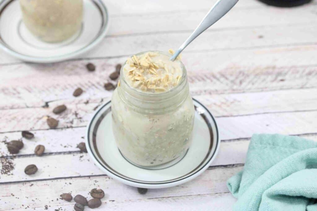 Espresso overnight oats.