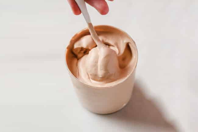 Keto Frosty (No-Churn Chocolate Ice Cream).