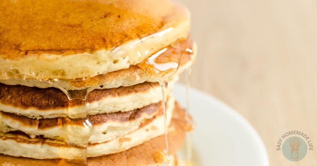 McDonald’s Pancake Recipe (Hotcakes). Photo credit: Easy Homemade Life.
