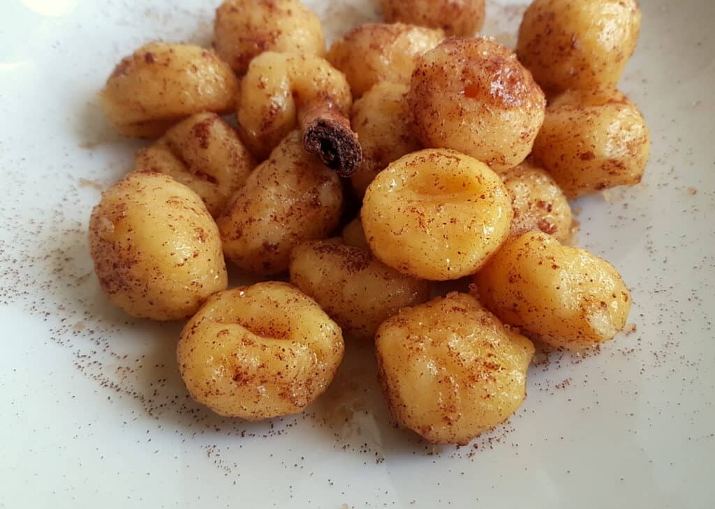 Cinnamon Butter Gnocchi.