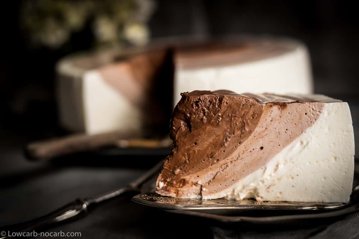 Chocolate Ripple Cheesecake. 