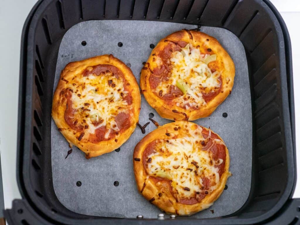 Air fryer Mini Pizzas. Photo credit: Upstate Ramblings.