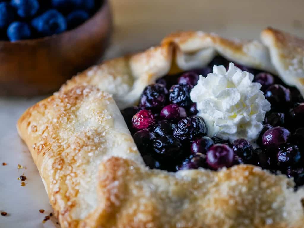 Blueberry Galette. 