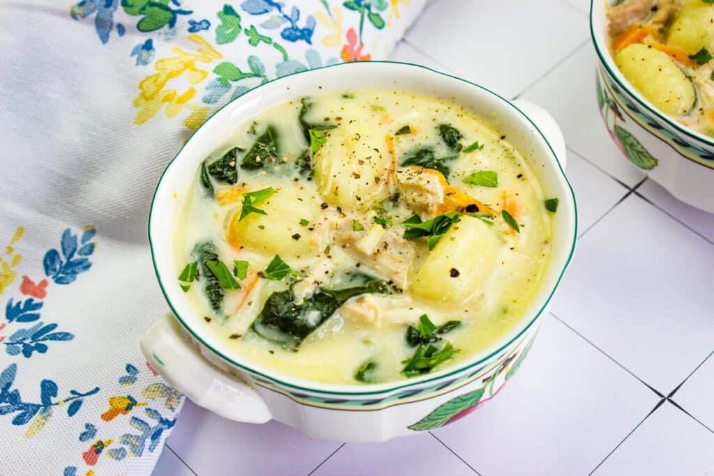Chicken & Gnocchi Soup. Photo credit: Cook What You Love.