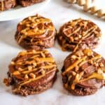 Chocolate Caramel Cookies.