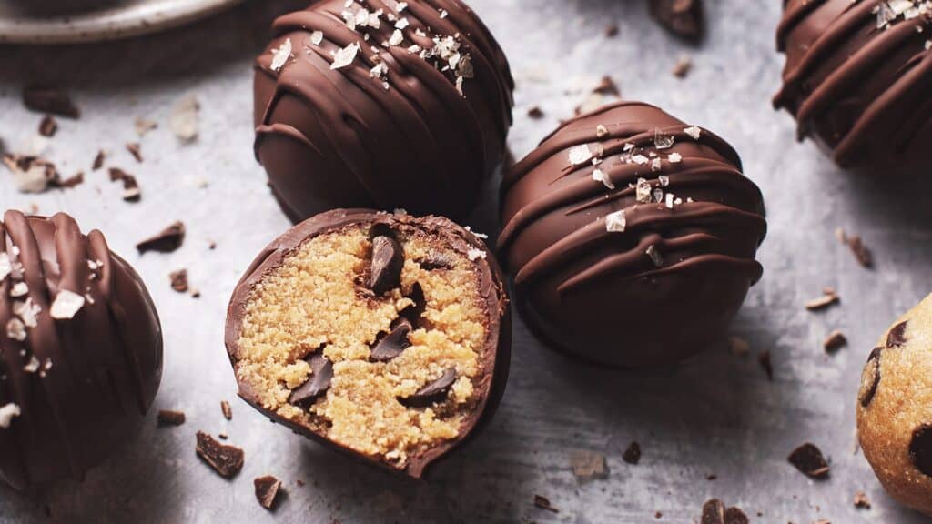 Chocolate Chip Cookie Dough Bites. 