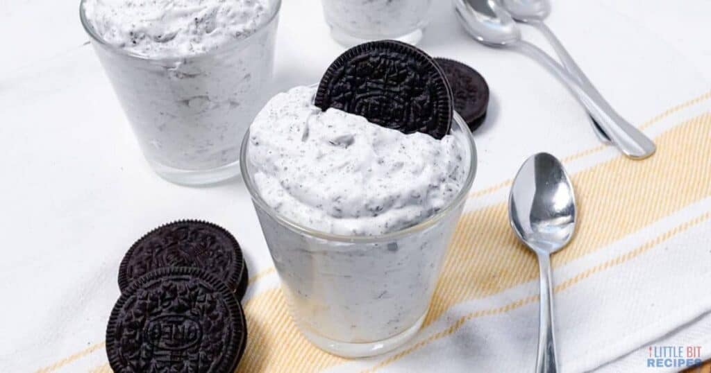 2-Ingredient Cookies and Cream Mousse.