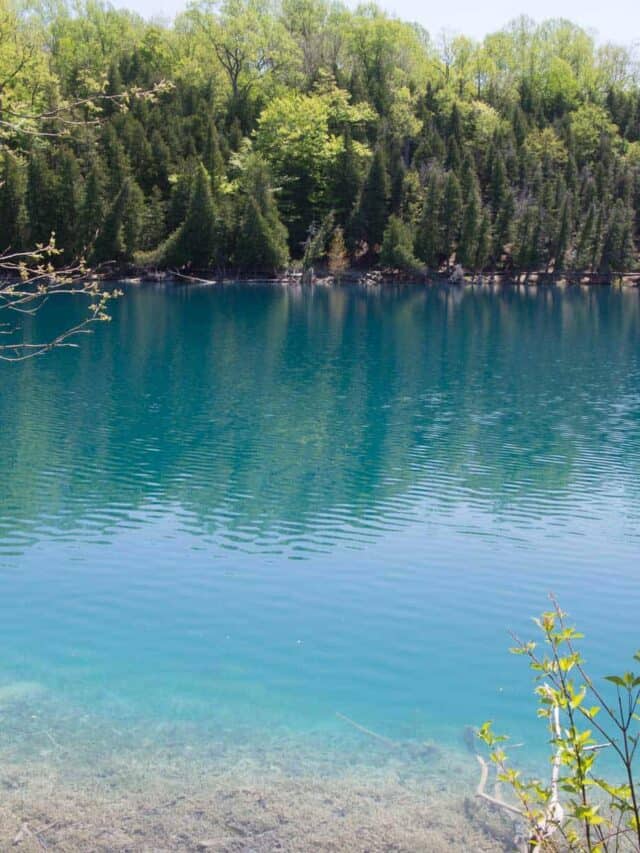 Green Lakes State Park in Upstate New York