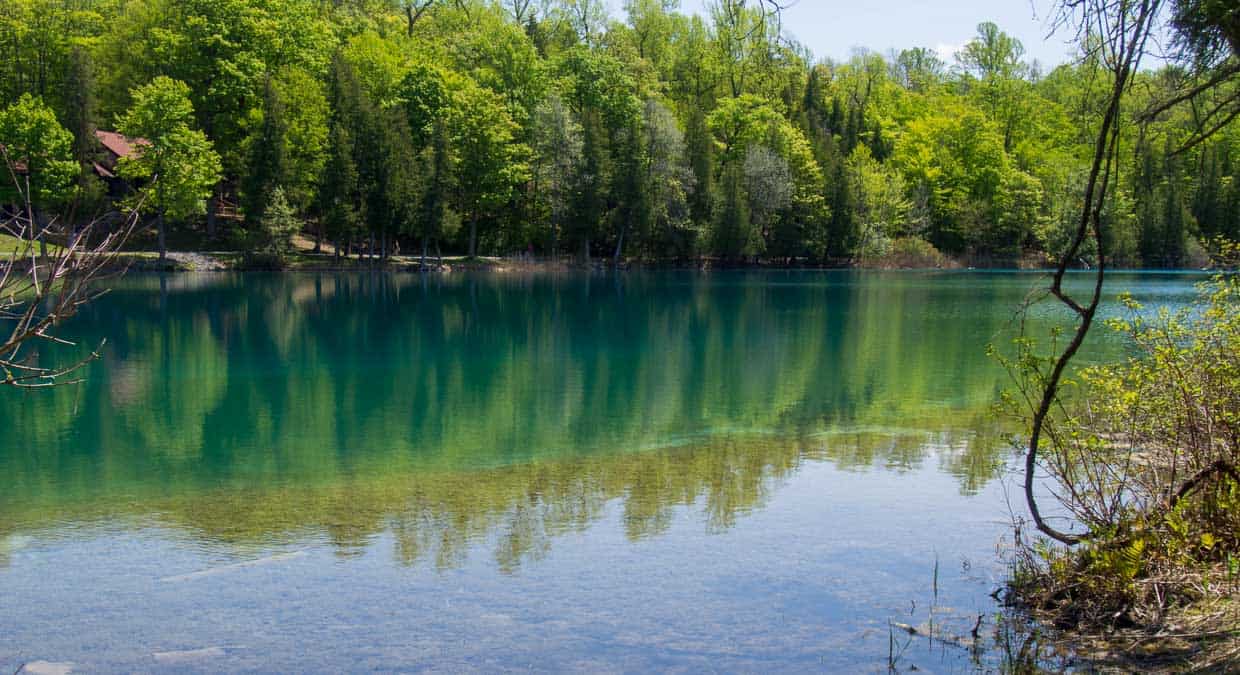 Photo of Green Lake State Park.
