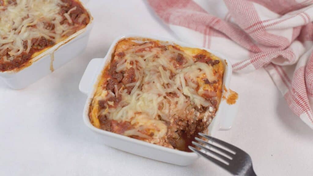 Lasagna for One