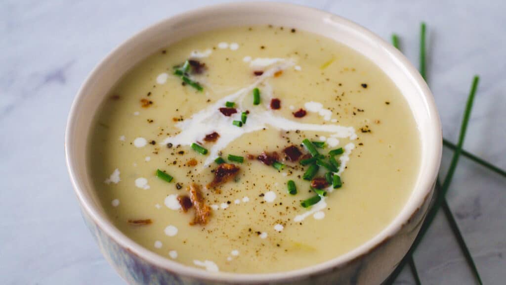 Instant Pot Potato Soup. Photo credit: Upstate Ramblings.