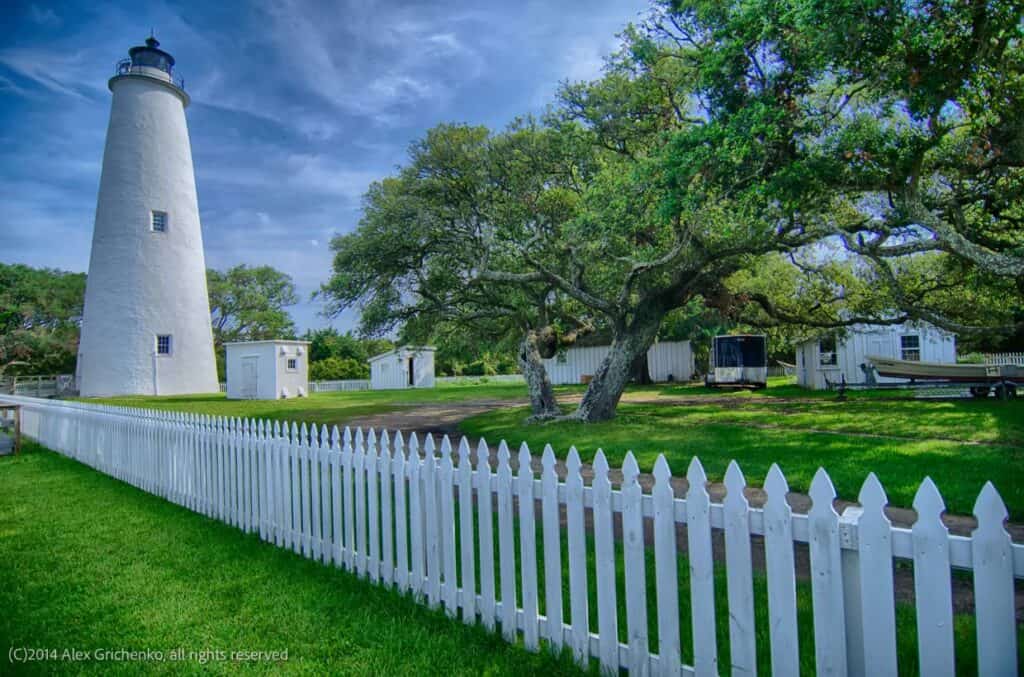 Ocracoke lighthouse.