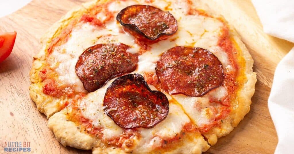 Personal pepperoni pizza.
