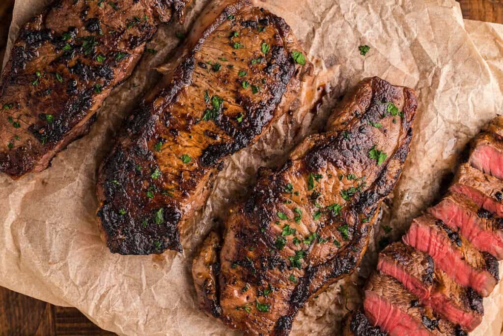 Reverse Seared New York Strip Steak