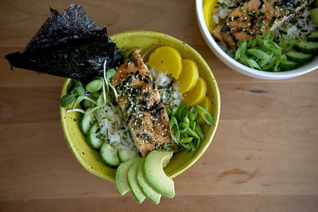 Salmon Rice Bowl Recipe