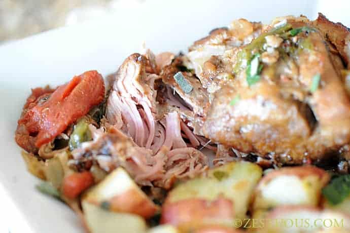 Slow Cooker Italian Pork Shoulder