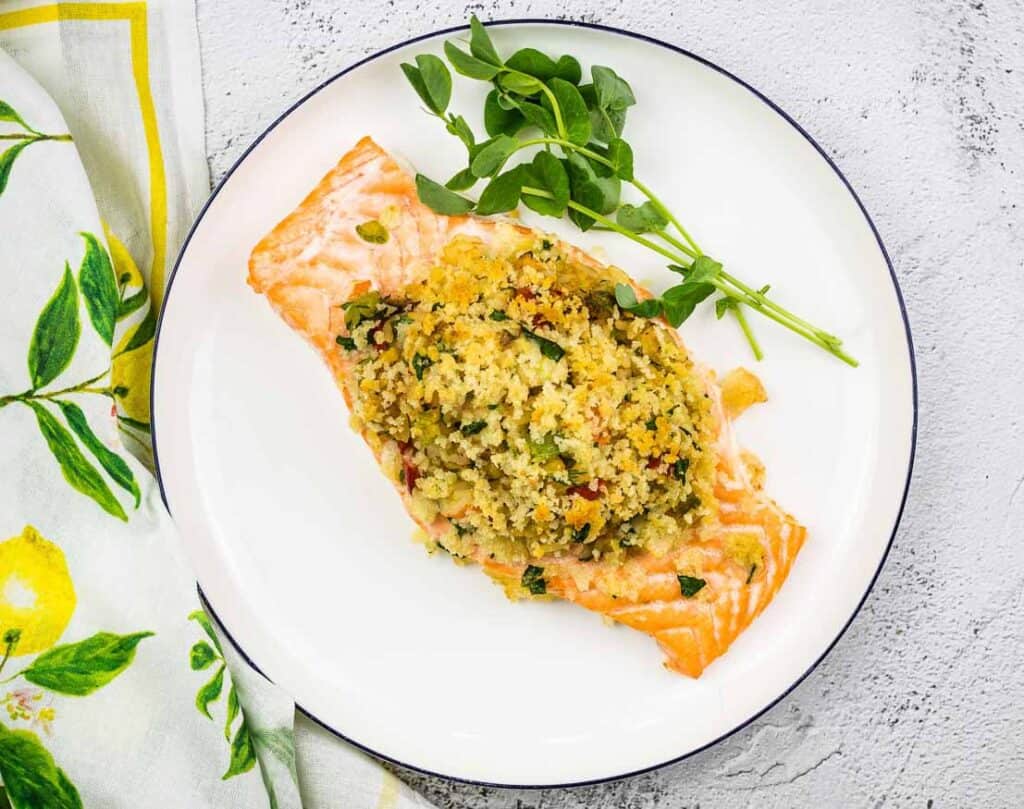 Seafood Stuffed Salmon