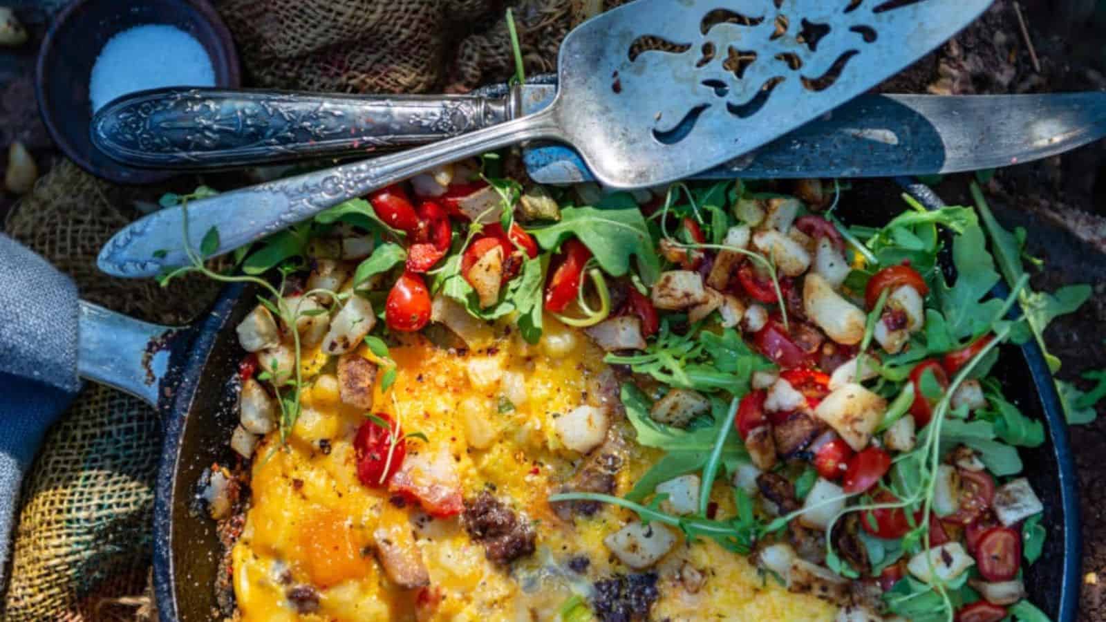 Camping Skillit Frittata