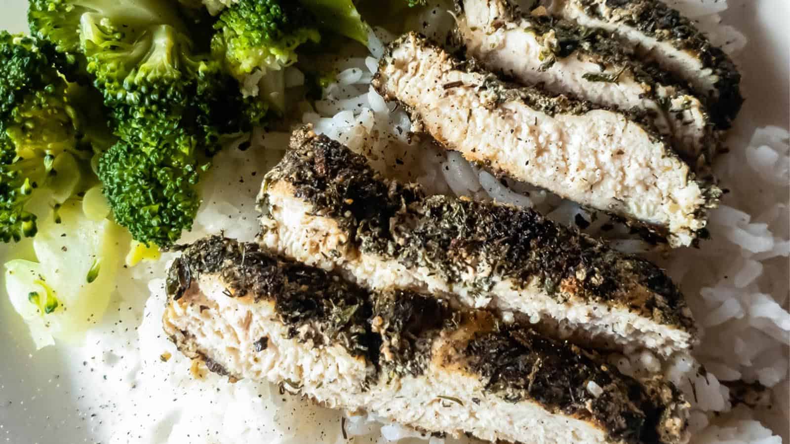 A picture of Herb-crusted Chicken Texas Roadhouse copycat recipe.