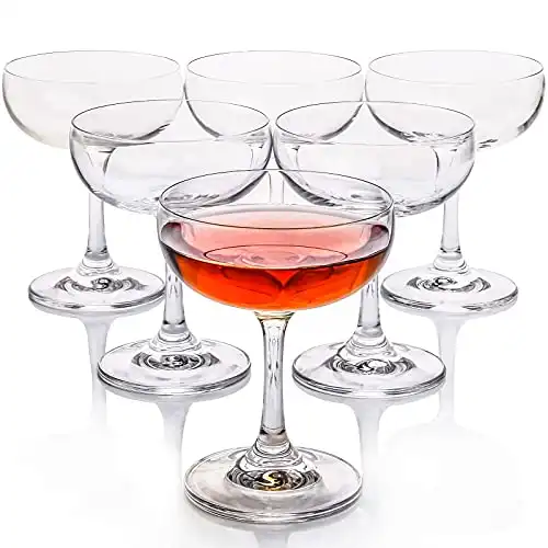 FAWLES Crystal Coupe Glasses