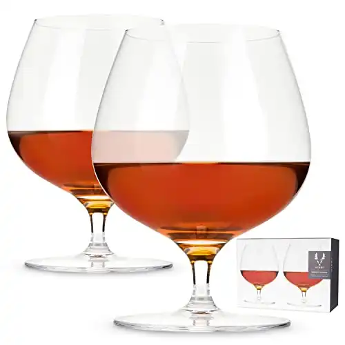 Viski Wingback Brandy Glass