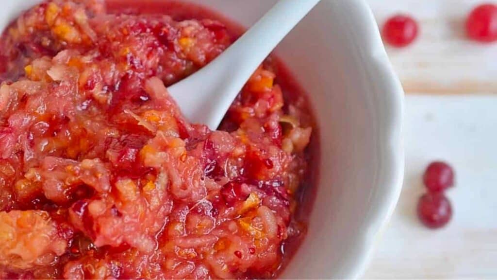 Cranberry Orange Relish.