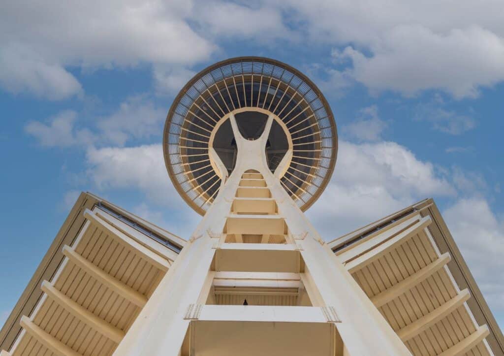 The iconic Space Needle is a must-visit attraction in Seattle, Washington.