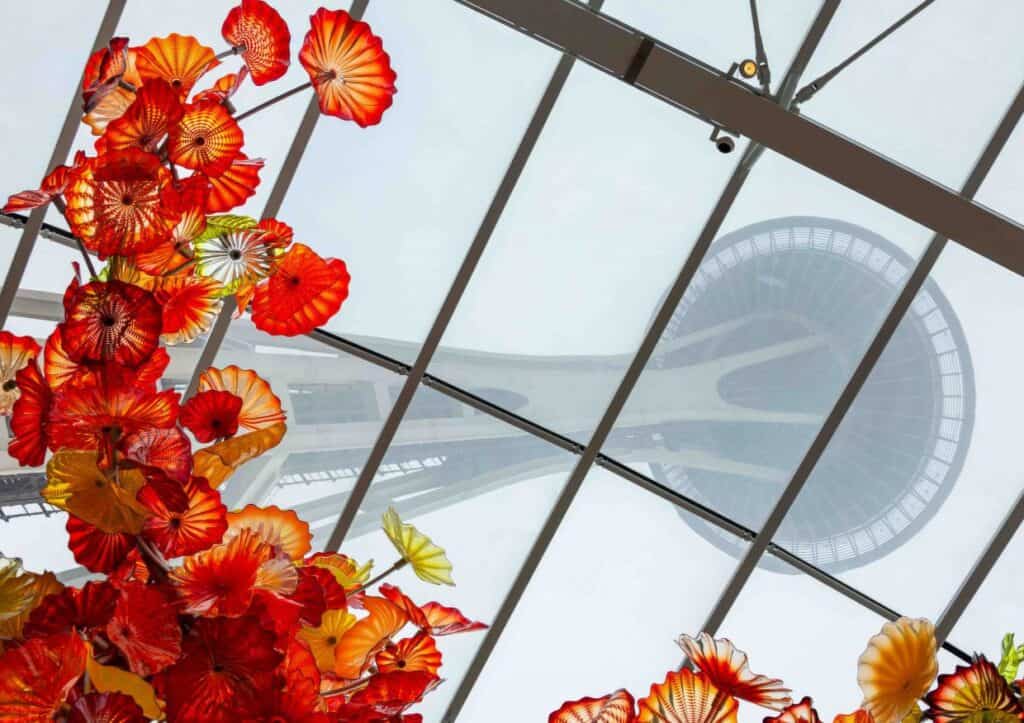 Chihuly garden, things to do in Seattle.