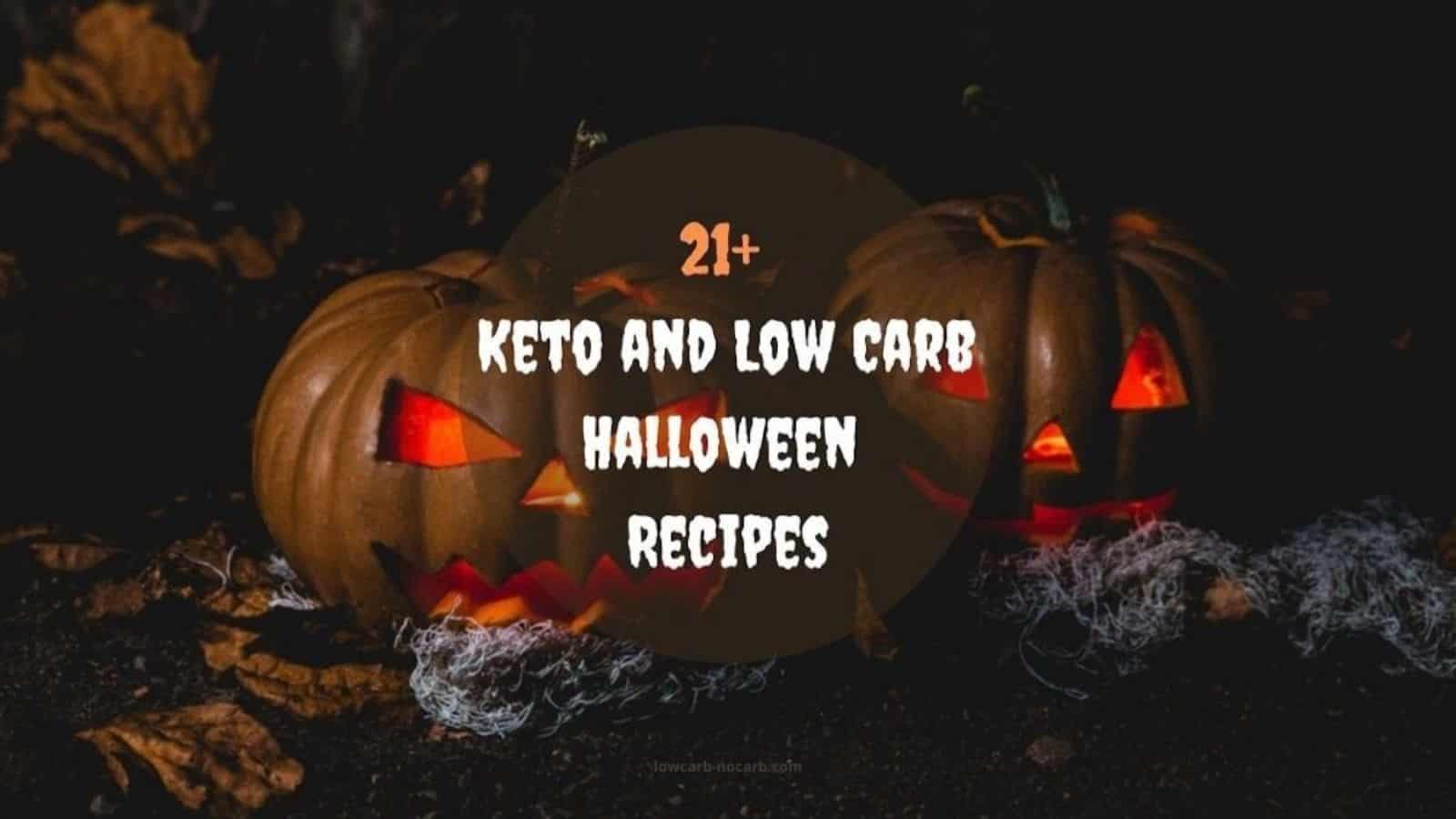 Image of scary pumpkins with write up.