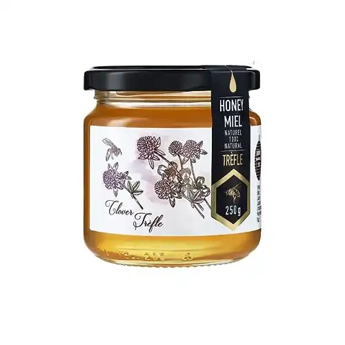 HONIGMA Premium Raw Honey, 100% Pure, Unpasteurized, and Unfiltered Honey