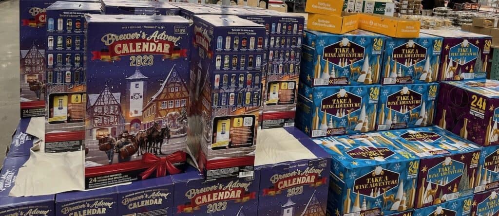 Beer advent calendars for adults.