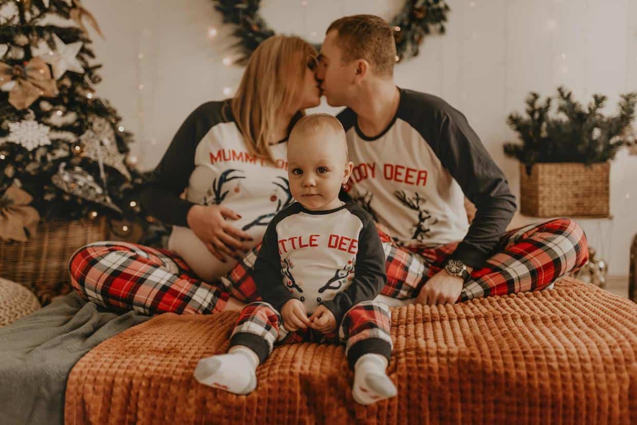 Matching Christmas PJs: Pajamas for the whole family