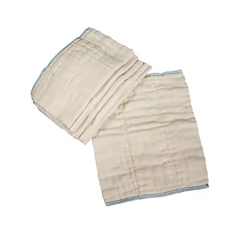 Unbleached Prefold Cloth Diapers