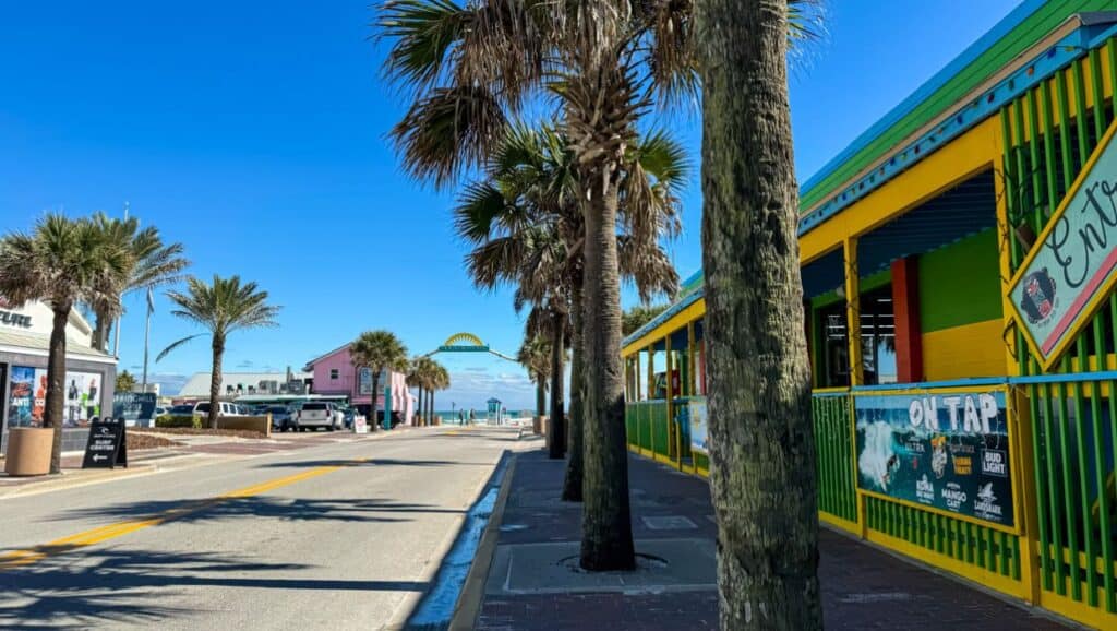 New Smyrna Beach is a vibrant coastal city known for its stunning street views adorned with palm trees and colorful buildings. Whether you're exploring the area or seeking fun activities, the captivating sights along this street