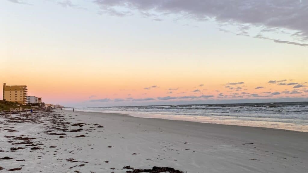 New Smyrna Beach, a stunning coastal destination, offers a pristine sandy shoreline with mesmerizing ocean views in the backdrop.