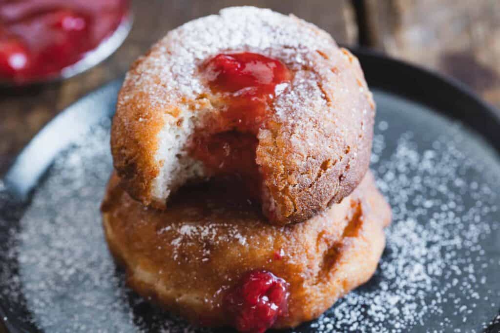 A close up of Valentine's Day desserts.