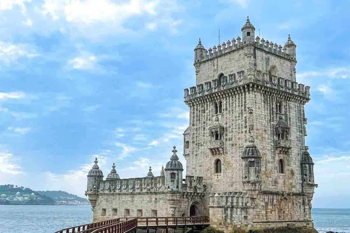 Belém Tower in Lisbon, Portugal.