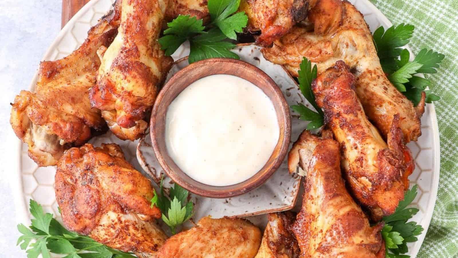 Dry Rub for Chicken Wings mixed in a bowl.