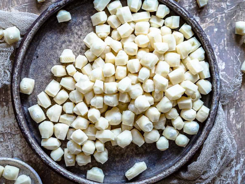 Cheese pops on a plate.